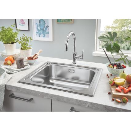 GROHE 31719SD0 - Évier de cuisine K200 533 × 457 mm en acier inoxydable