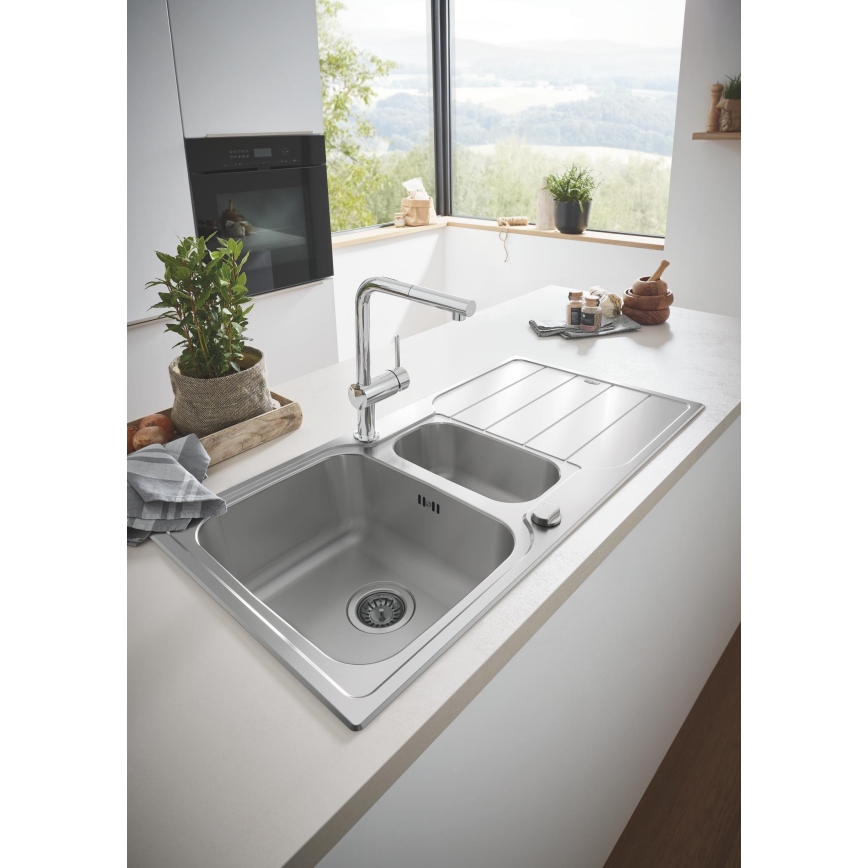 GROHE 32168000 - Mitigeur pour évier A, finition chrome brillant