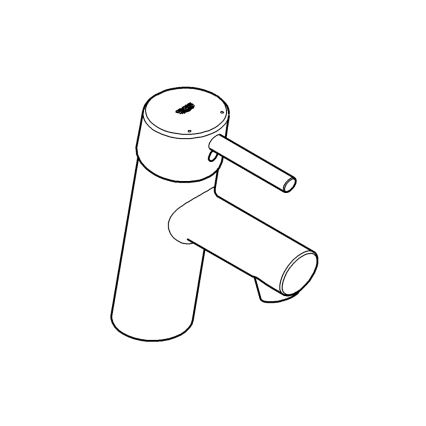 GROHE 3224010E - Mitigeur lavabo CONCETTO DN 15, chrome brillant