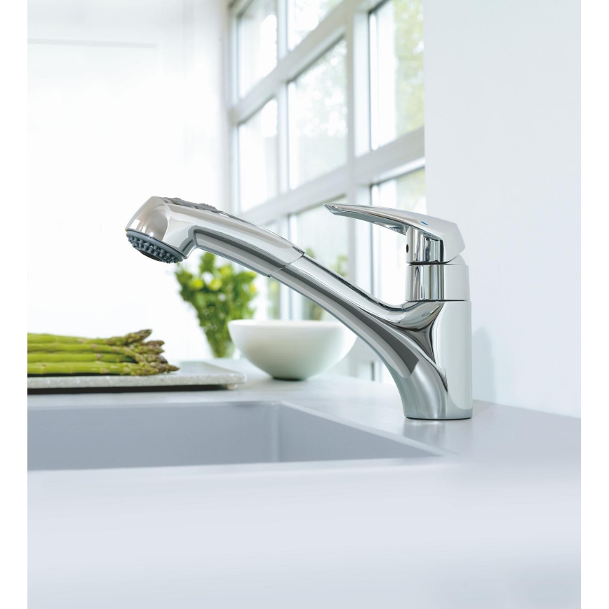 GROHE 32257001 - Mitigeur d'évier EURODISC chromé brillant