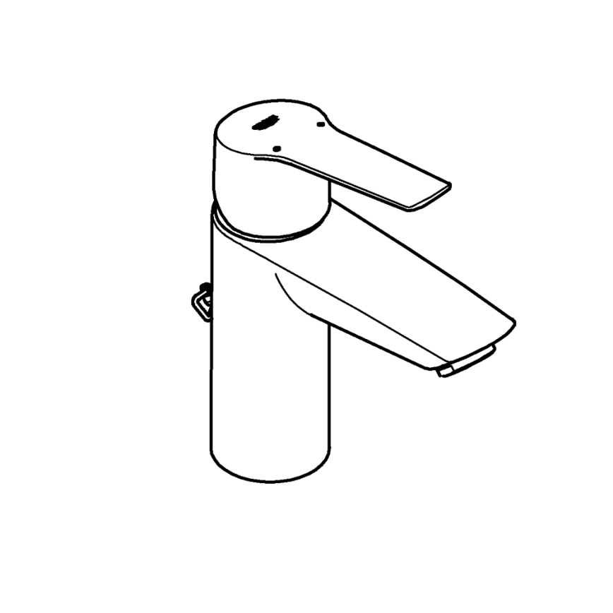 GROHE 32277002 - Mitigeur de lavabo START, taille S, chrome brillant