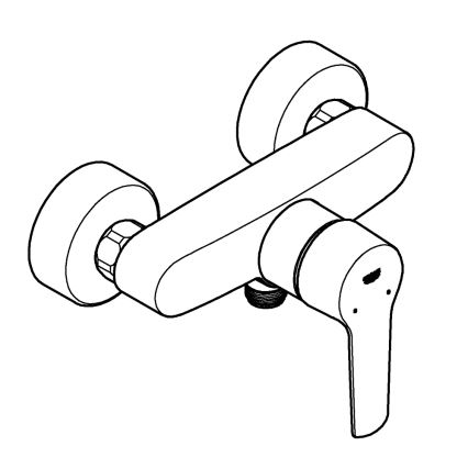 GROHE 322792432 - Mitigeur de douche START DN 15 noir