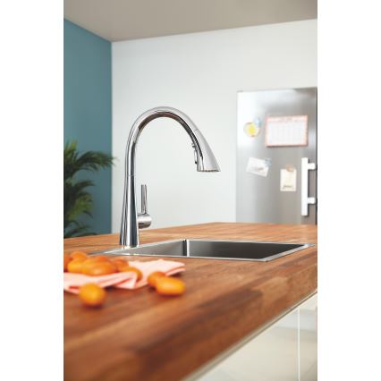 GROHE 32294002 - Mitigeur pour évier ZEDRA 401 mm chrome poli