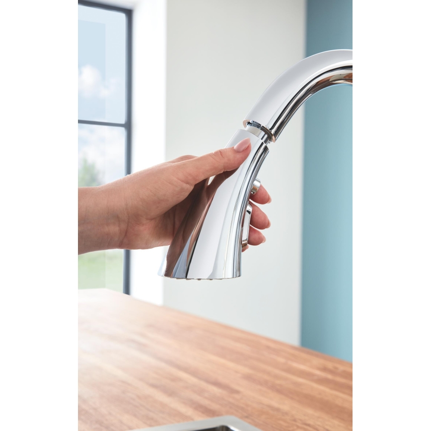 GROHE 32294002 - Mitigeur pour évier ZEDRA 401 mm chrome poli