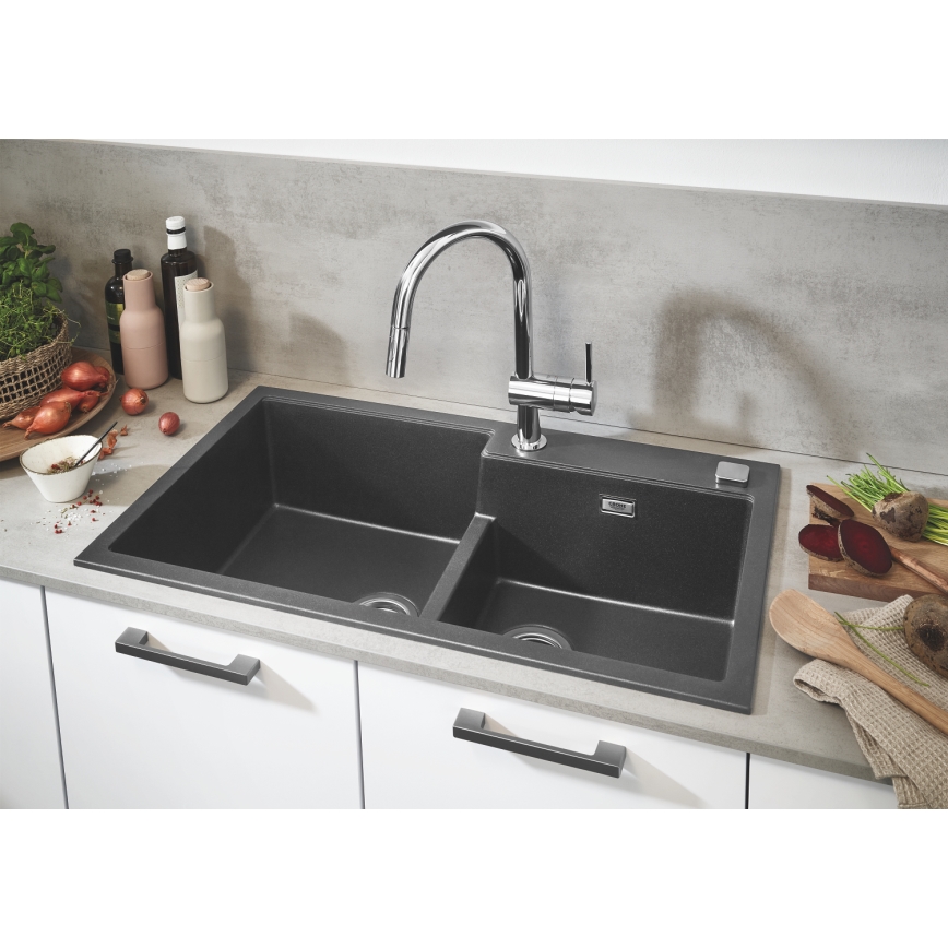 GROHE 32321002 - Mitigeur d'évier A, chrome poli