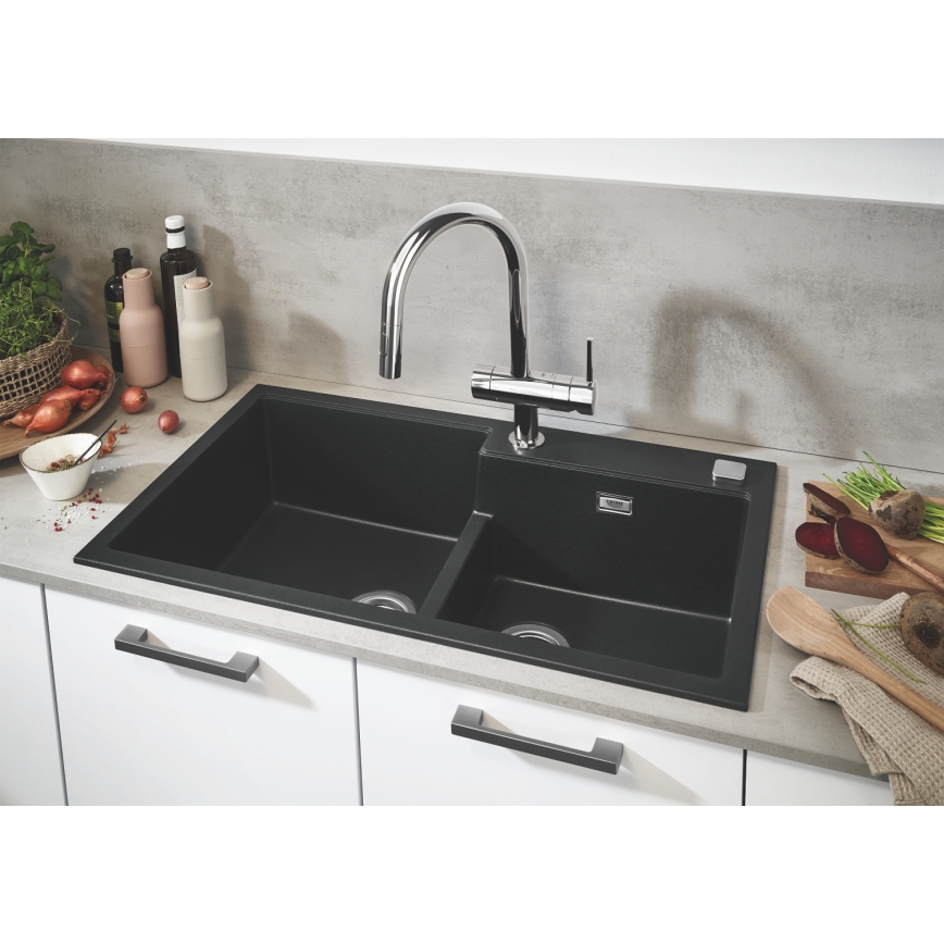 GROHE 32321002 - Mitigeur d'évier A, chrome poli
