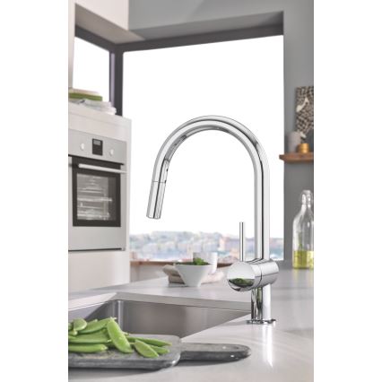 GROHE 32321002 - Mitigeur d'évier A, chrome poli