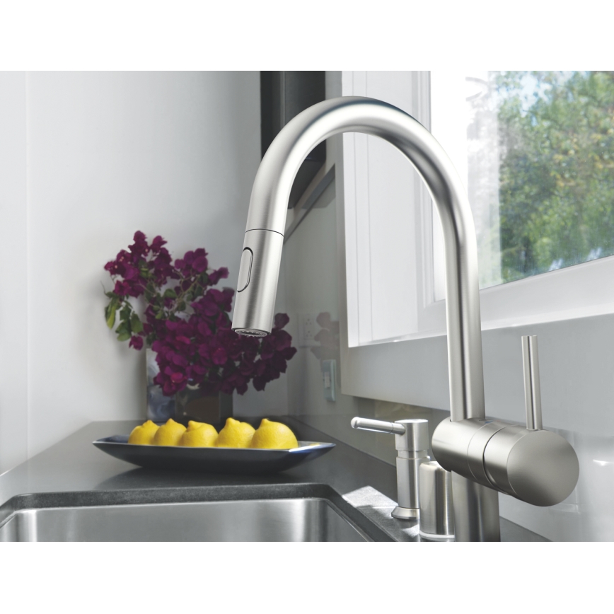 GROHE 32321DC2 - Mitigeur d'évier A en acier inoxydable