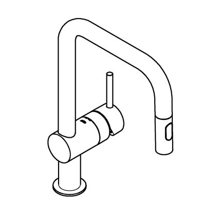 GROHE 32322DC2 - Mitigeur d'évier en inox