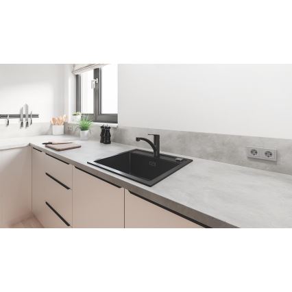 GROHE 324412432 - Mitigeur d'évier START 184 mm noir