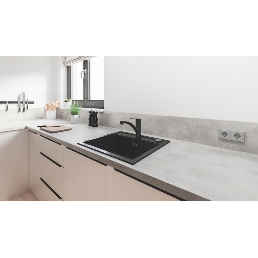 GROHE 324412432 - Mitigeur d'évier START 184 mm noir