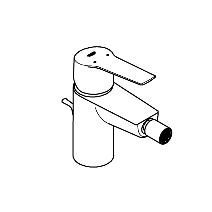 GROHE 32560002 - Mitigeur de bidet START, taille S, chromé brillant