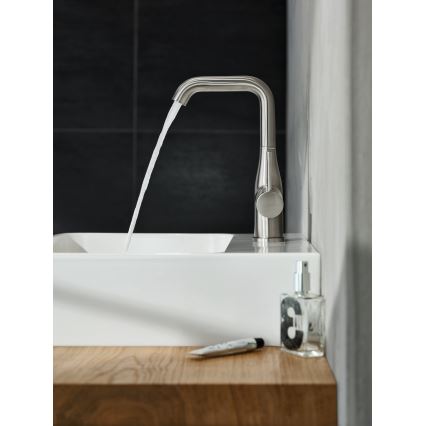 GROHE 32628DC1 - Mitigeur pour lavabo ESSENCE, taille L, acier inoxydable