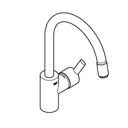 GROHE 32671002 - Mitigeur d'évier FEEL, chrome brillant