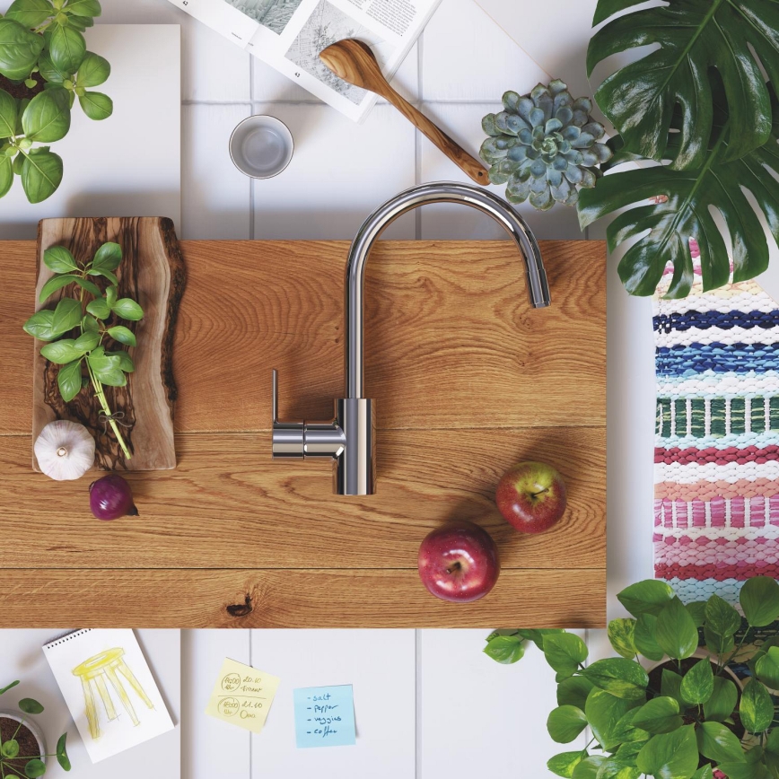 GROHE 32671002 - Mitigeur d'évier FEEL, chrome brillant