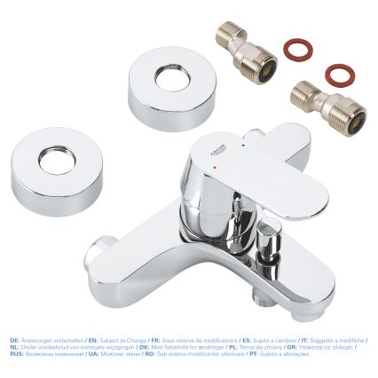 GROHE 32831000 - Mitigeur de baignoire EUROSMART COSMOPOLITAN DN 15 chromé brillant