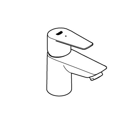 GROHE 32861001 - Mitigeur sur plage BAUEDGE 131 mm chrome brillant