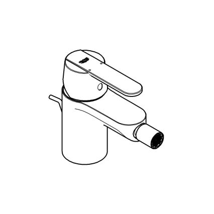 GROHE 32885000 - Mitigeur de bidet GET DN 15, chrome brillant