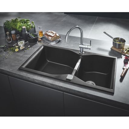 GROHE 32917000 - Mitigeur d'évier A 356 mm chrome brillant