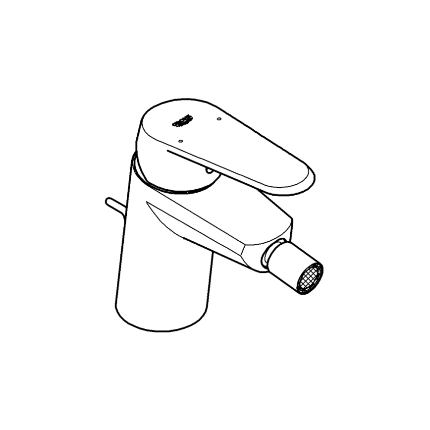 GROHE 33244002 - Mitigeur pour bidet EURODISC COSMOPOLITAN DN 15, chrome brillant