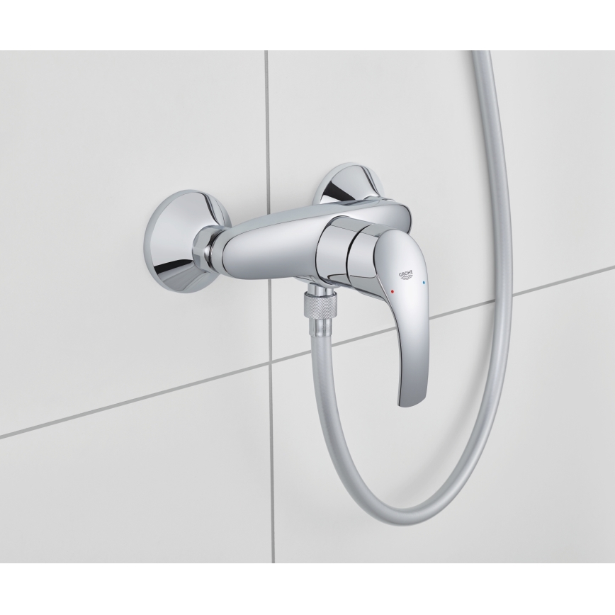 GROHE 33555002 - Mitigeur de douche EUROSMART DN 15, chrome brillant