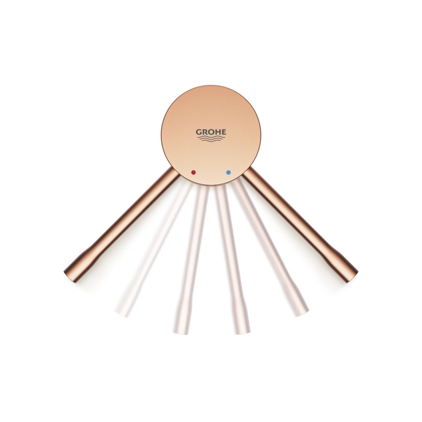 GROHE 33624DL1 - Mitigeur de baignoire ESSENCE 193 mm, finition cuivre brossé