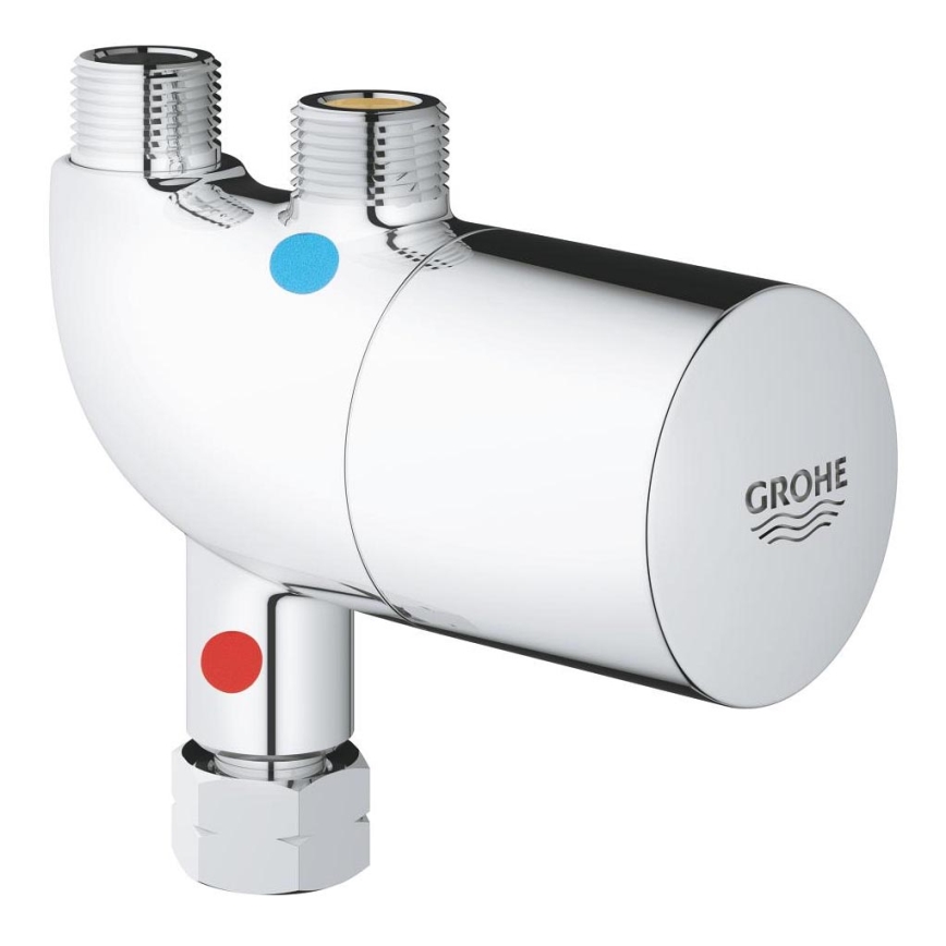 GROHE 34487000 - Protection thermostatique anti-brûlure GROHTHERM MICRO, finition chromée