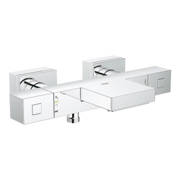 GROHE 34497000 - Mitigeur thermostatique pour baignoire GROHTHERM CUBE DN 15, chrome poli