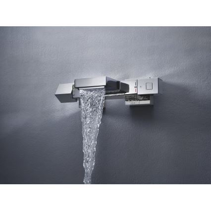 GROHE 34497000 - Mitigeur thermostatique pour baignoire GROHTHERM CUBE DN 15, chrome poli