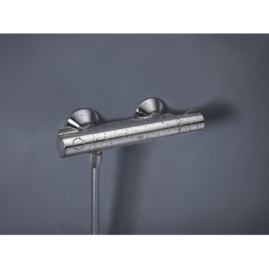GROHE 34558000 - Mitigeur thermostatique de douche GROHTHERM 800 DN 15 chromé brillant