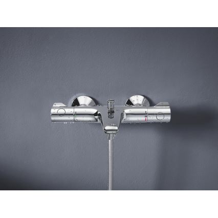GROHE 34567000 - Mitigeur thermostatique pour baignoire GROHTHERM 800 DN 15, chrome poli