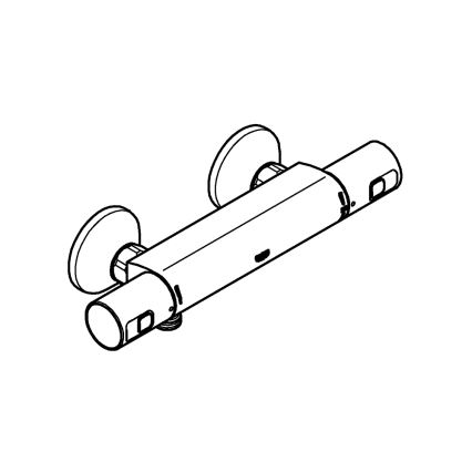GROHE 345942430 - Mitigeur thermostatique de douche PRECISION START DN 15 noir
