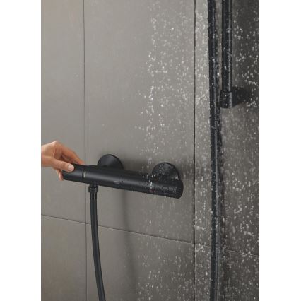 GROHE 345942430 - Mitigeur thermostatique de douche PRECISION START DN 15 noir