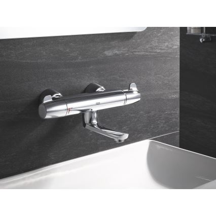 GROHE 34666000 - Mitigeur thermostatique médical DN 15, chromé brillant