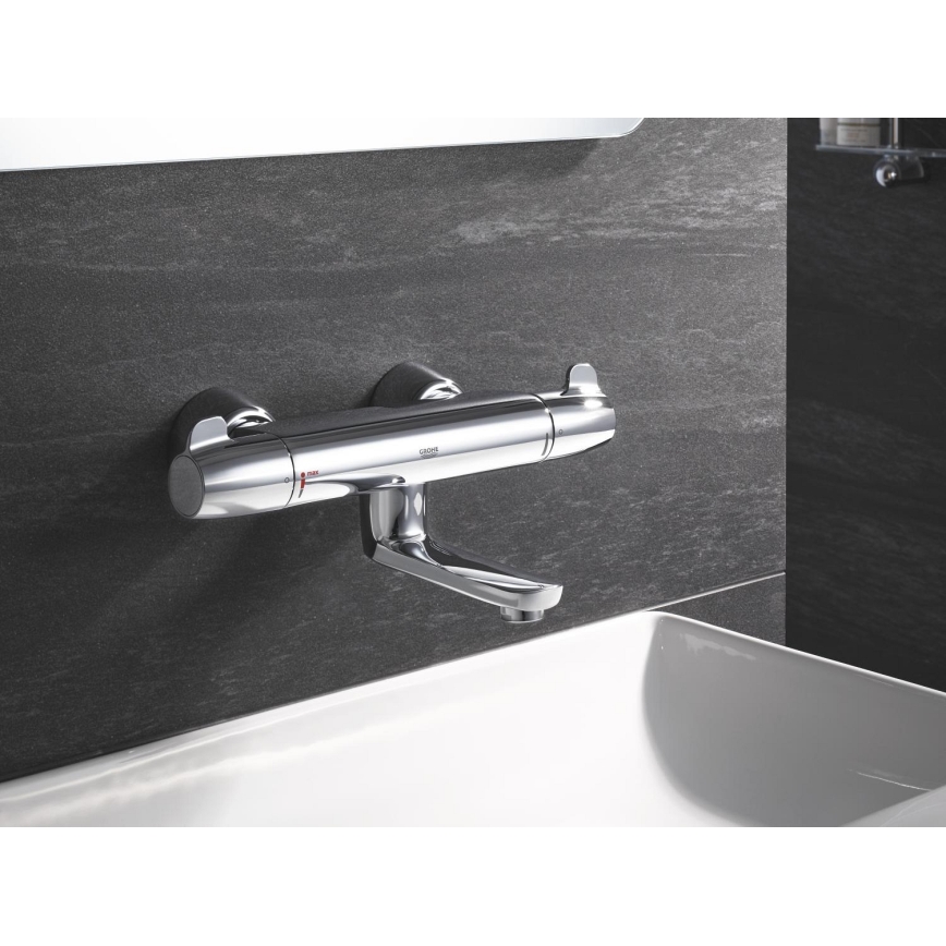 GROHE 34666000 - Mitigeur thermostatique médical DN 15, chromé brillant