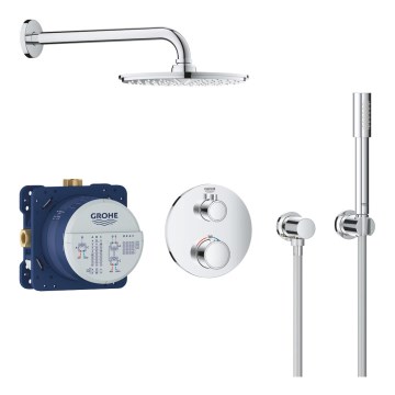 GROHE 34732000 - Ensemble de douche GROHTHERM RAINSHOWER COSMOPOLITAN 210 286 mm chromé