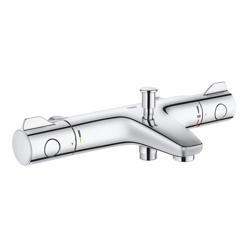 GROHE 34754000 - Mitigeur thermostatique pour baignoire GROHTHERM 800 DN 15, chrome brillant