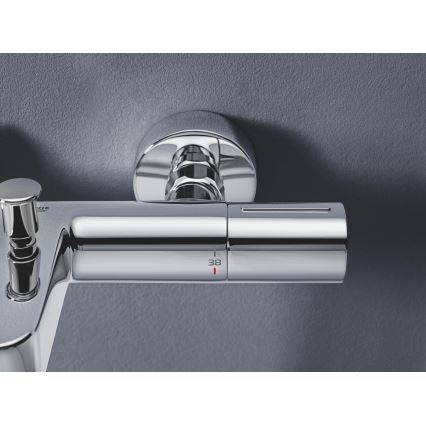 GROHE 34766000 - Mitigeur thermostatique pour baignoire GROHTHERM 800 COSMOPOLITAN DN 15, chrome