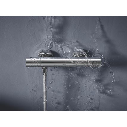 GROHE 34773000 - Mitigeur thermostatique de douche PRECISION GET DN 15, finition chrome brillant