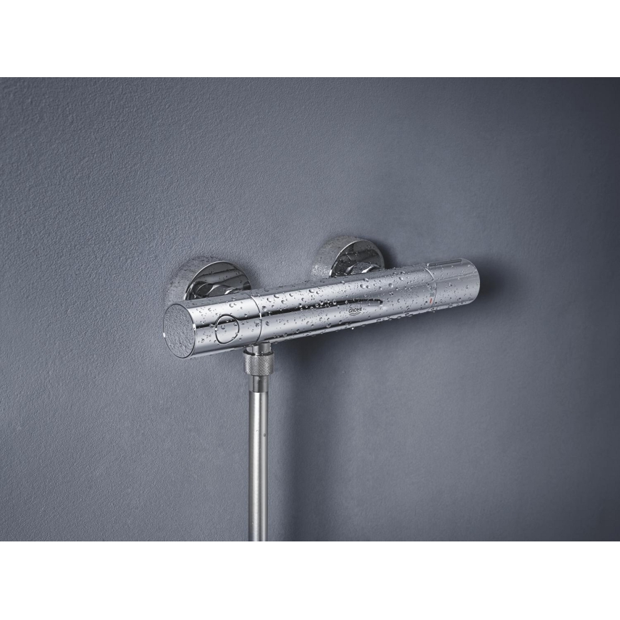 GROHE 34773000 - Mitigeur thermostatique de douche PRECISION GET DN 15, finition chrome brillant
