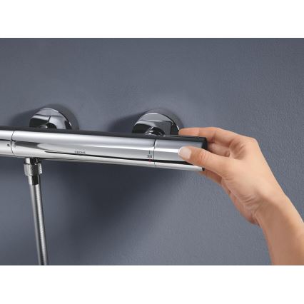 GROHE 34773000 - Mitigeur thermostatique de douche PRECISION GET DN 15, finition chrome brillant