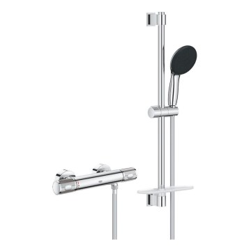 GROHE 34791001 - Ensemble de douche thermostatique PRECISION FEEL 600 mm chromé