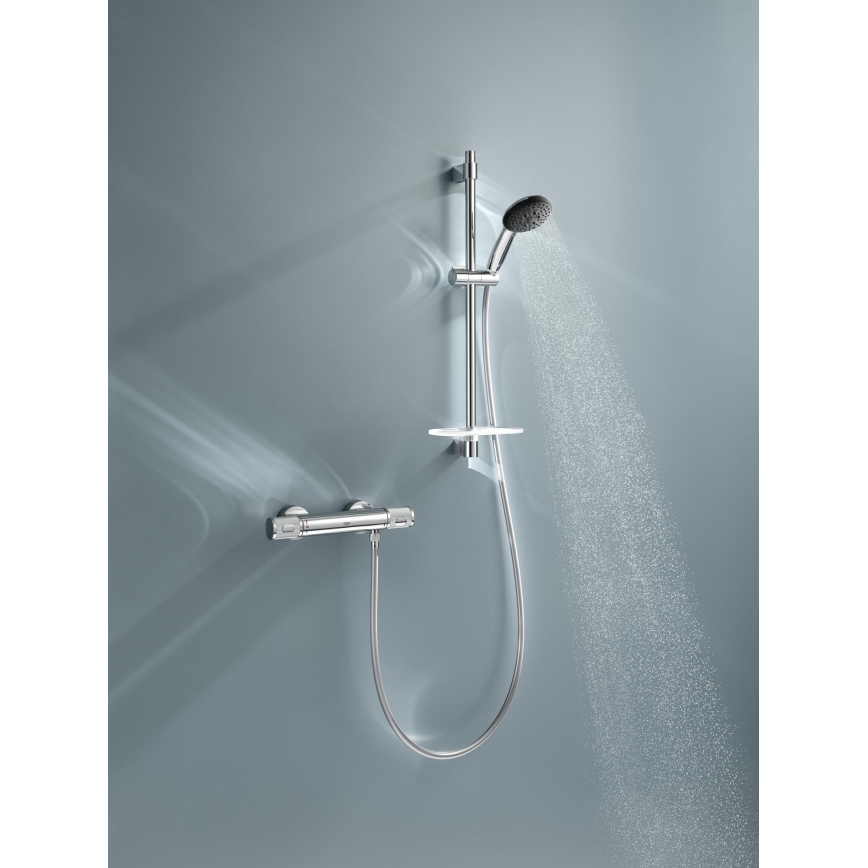 GROHE 34791001 - Ensemble de douche thermostatique PRECISION FEEL 600 mm chromé