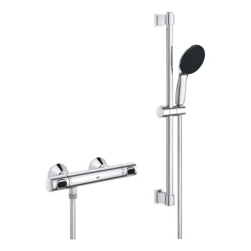 GROHE 34800001 - Mitigeur thermostatique de douche PRECISION FLOW 600 mm chromé