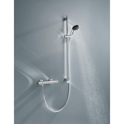 GROHE 34854001 - Ensemble de douche avec mitigeur thermostatique PRECISION START, 900 mm, finition chrome brillant