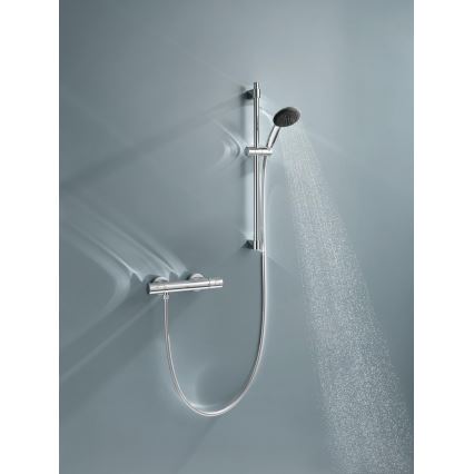 GROHE 34856000 - Mitigeur thermostatique de douche PRECISION GET 600 mm chromé