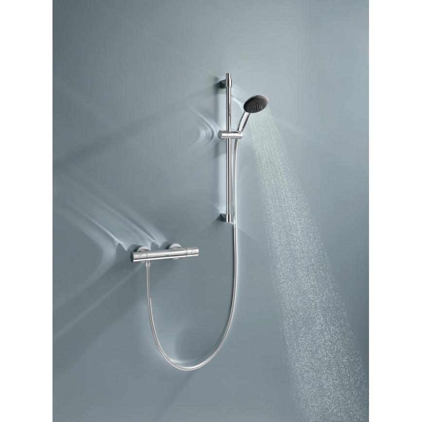 GROHE 34856000 - Mitigeur thermostatique de douche PRECISION GET 600 mm chromé