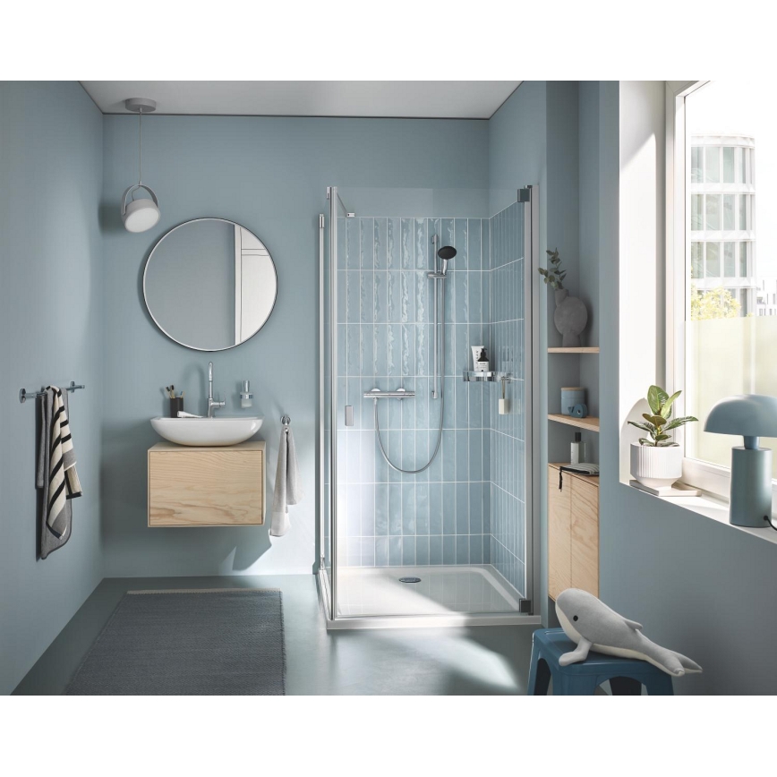 GROHE 34857000 - Ensemble de douche avec mitigeur thermostatique PRECISION GET 12” finition chrome brillant