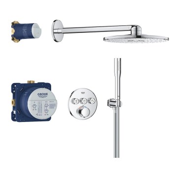 GROHE 34874000 - Système de douche PRECISION SMARTCONTROL 310 mm, finition chrome brillant
