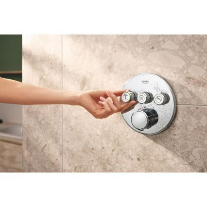 GROHE 34874000 - Système de douche PRECISION SMARTCONTROL 310 mm, finition chrome brillant